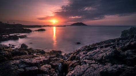 Sunset in Jeju Island * South Korea by Giuseppe Milo on 500px | Jeju island, Jeju island south ...