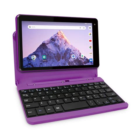 RCA Voyager 7" 16GB Tablet with Keyboard Case - Android 8.1, Purple ...