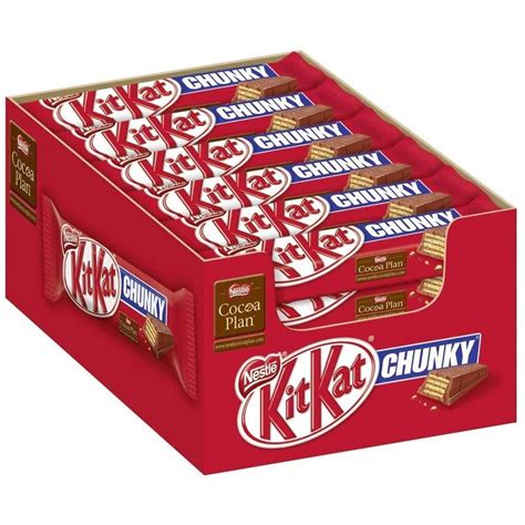 Original Kitkat Chunky Wrapped Chocolate Bar Kit Kat 32g 9 18 27 36 Ba ...