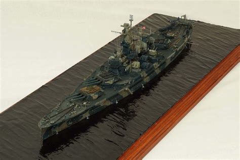 USS Alabama BB-60 1/350 Scale Model Diorama