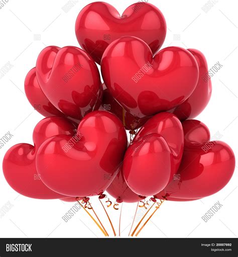 Party Balloons Red Image & Photo (Free Trial) | Bigstock