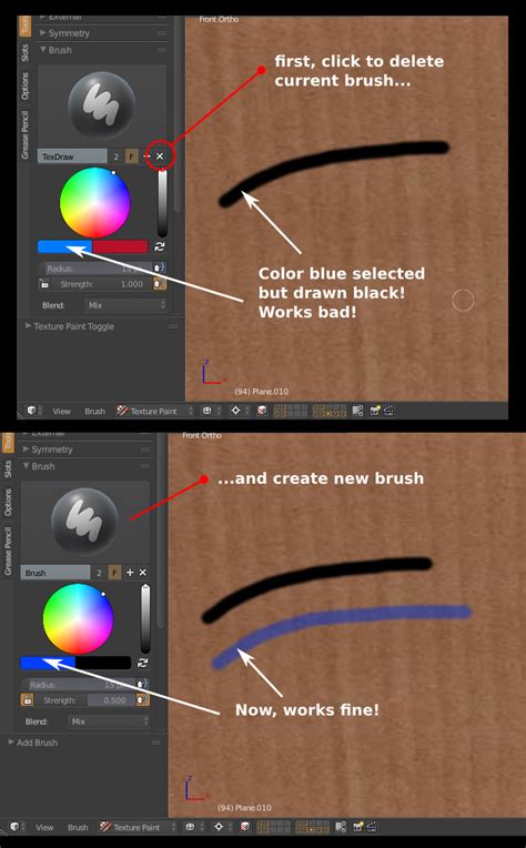 Texture paint's brush is always black - Blender Stack Exchange