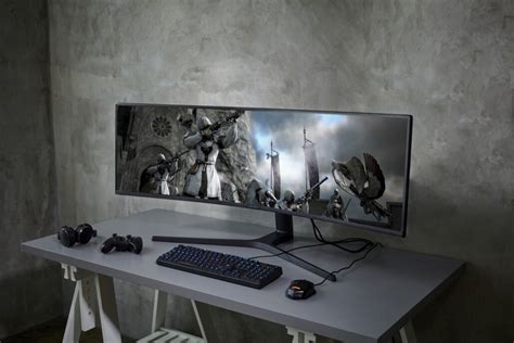 Samsung's CRG9 49" Ultrawide QLED Gaming Monitor Features 5120x1440 ...