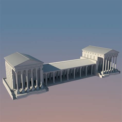 3ds max ancient greek palace