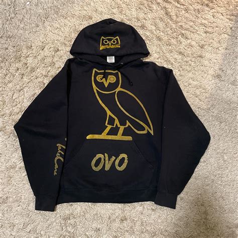 Black Drake OVO hoodie Size M Its fake but fits... - Depop