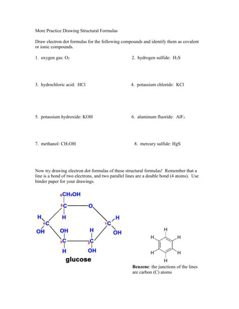 Drawing Structural Formulas