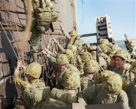 Colorized WWII Photos make Allied Troops come to life | Argunners Magazine