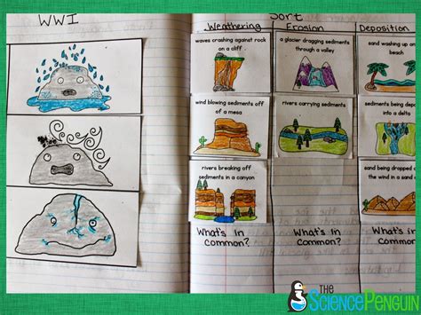 Erosion And Weathering Worksheets