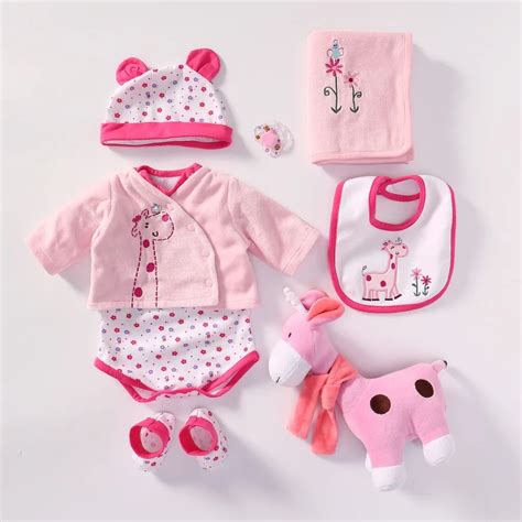 Handmade Baby Doll Clothes Accessories for 20 inch 22 inch Reborn Baby Doll Clothes Sets 55cm ...