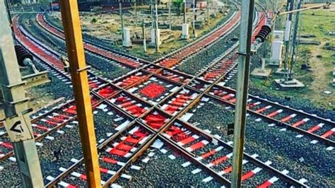 diamond crossing India : r/trains