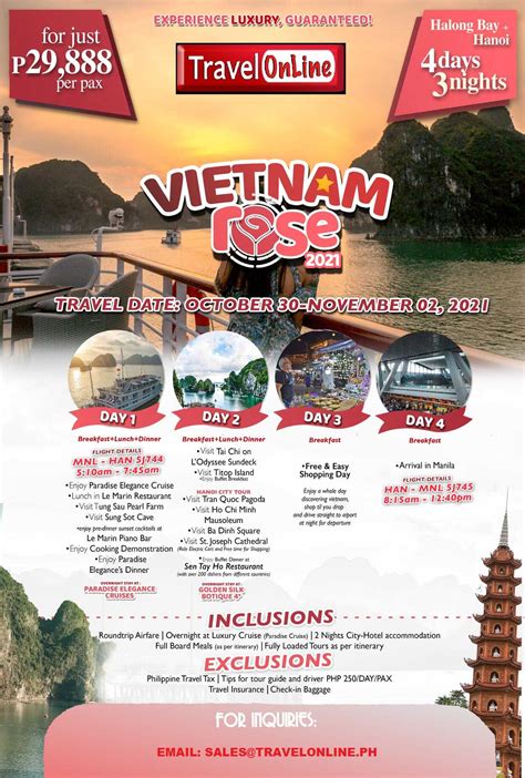 2021 VIETNAM ALL IN TOUR PACKAGES - TravelOnline Philippines