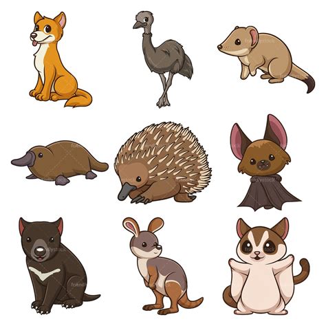 Australian Animals Clipart