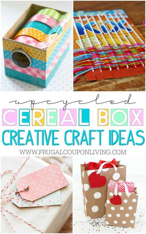 Upcycled Cereal Box Crafts - DIY Projects Using Old Cereal Boxes