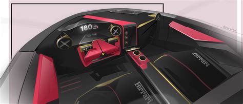 Ferrari Dino 2025 - Interior Design on Behance