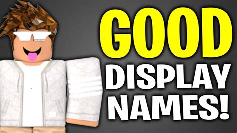 Roblox Display Name Ideas