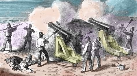 attack on fort sumter 1468c - Classroom Clip Art