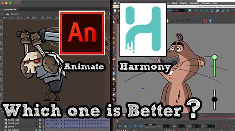 Adobe Animate vs Toon Boom Harmony - YouTube