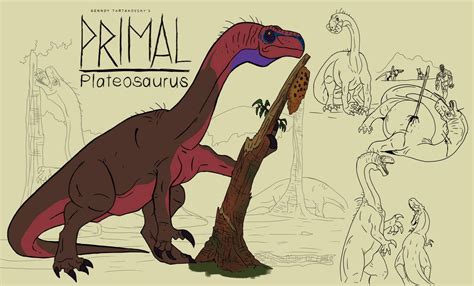 Genndy tartakovsky primal Plateosaurus style by LilburgerD4 on DeviantArt in 2022 | Paleo art ...