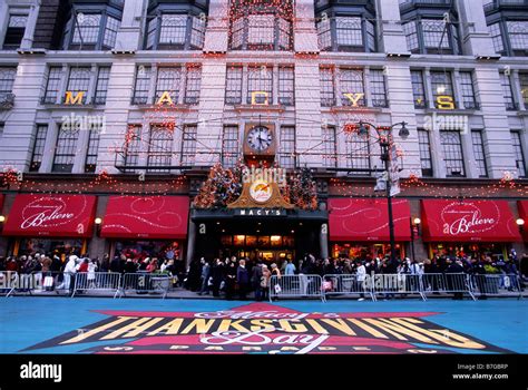 USA New York City Macy's Department Store on 34th Street and Herald ...