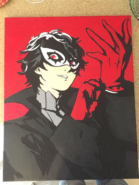 I painted Joker from Persona 5 : r/gaming