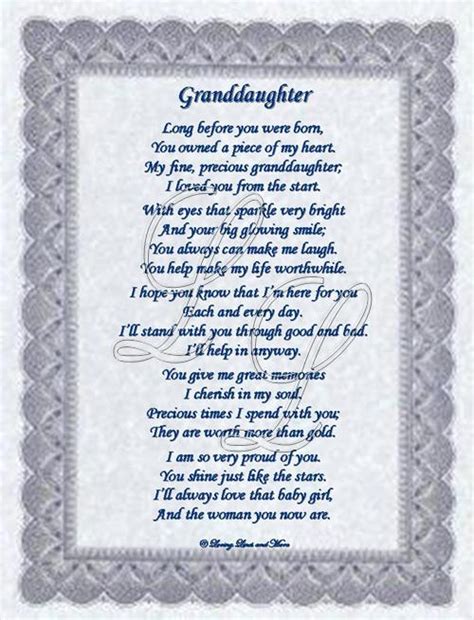 Granddaughter Poems And Quotes. QuotesGram