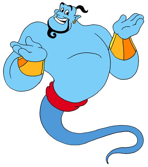 Aladdin Genie Clipart