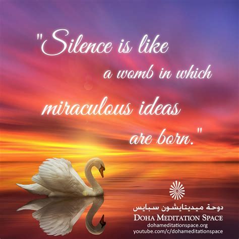 Doha Meditation Space on Twitter: "#Silence isn't empty, it's full of answers. #MondayMotivation ...