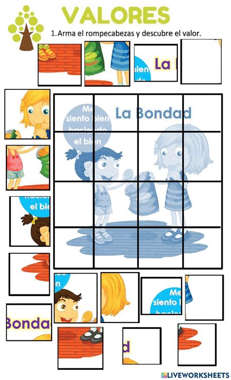 La bondad interactive worksheet