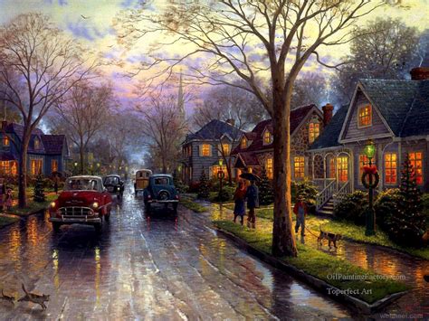 Christmas Paintings By Thomas Kinkade 7