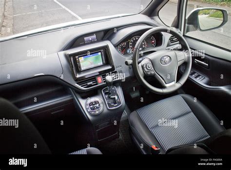 Hong Kong, China FEB 26, 2014 : Toyota Noah 2014 MPV interior on FEB 26 ...