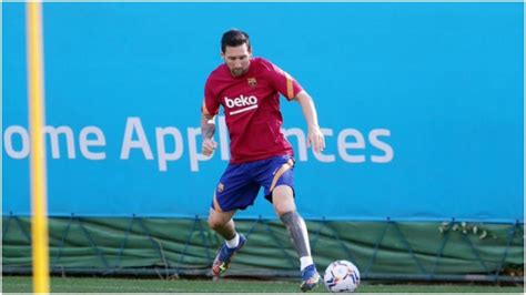 Messi finally returns to Barcelona training - Daily Post Nigeria