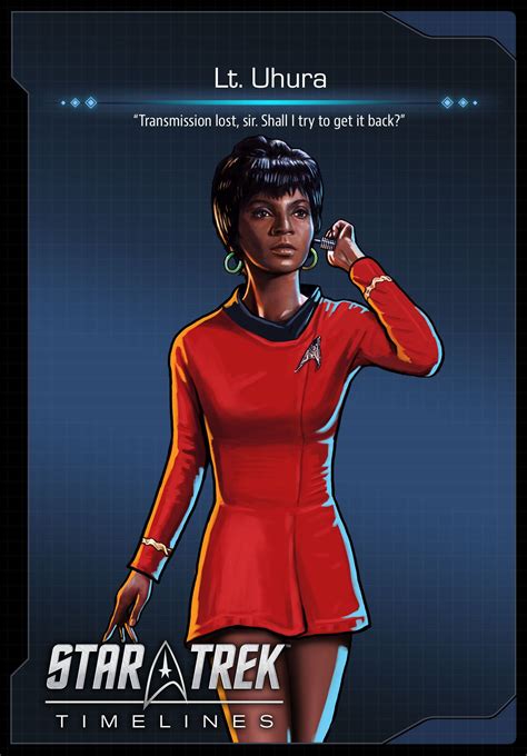 Lt. Uhura from Star Trek: The Original Series | Star trek characters ...