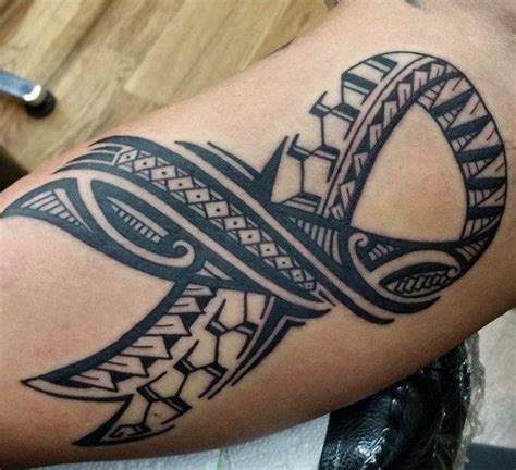 Cancer Ribbon Tattoo Designs For Men