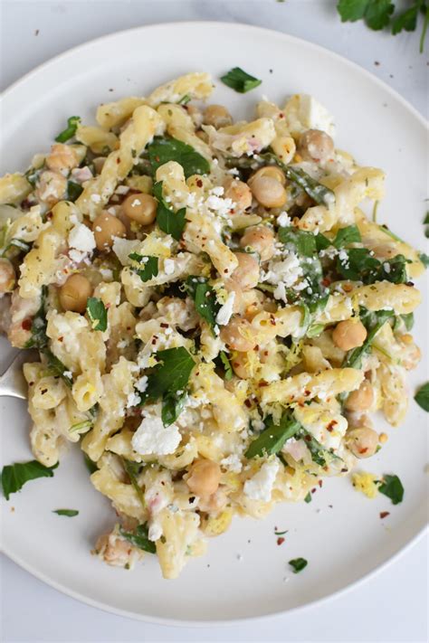 Chickpea Pasta Recipe with Feta - A Cedar Spoon