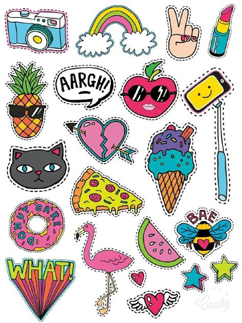 Cartoon Style-Stickers Printable #free#stickers#printable#cartoon#cute#scrapbooktools#diy# ...