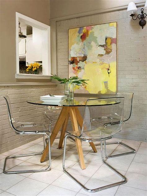 The 20 Best Collection of Clear Glass Dining Tables and Chairs