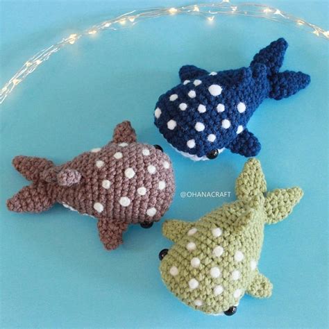 Jinbo the Whale Shark Crochet Pattern Crochet Whale Shark Amigurumi ...