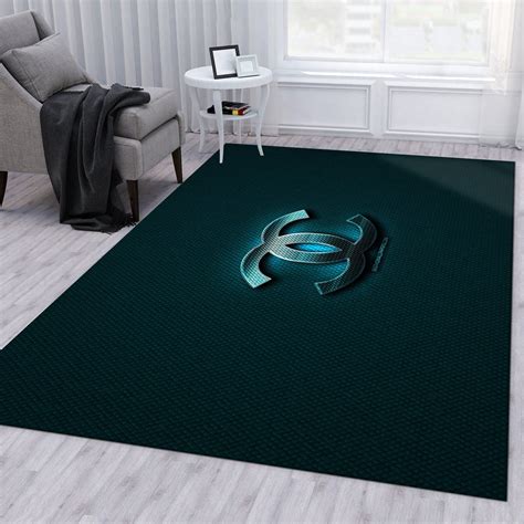 Chanel Logo Area Rug Carpet For Living Room - REVER LAVIE