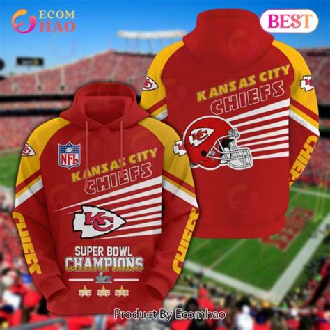 Kansas City Chiefs 2022 Champions Super Bowl 3D Hoodie - Ecomhao Store