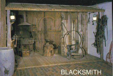 Blacksmith Shop Oklahoma City Oklahoma Postcard