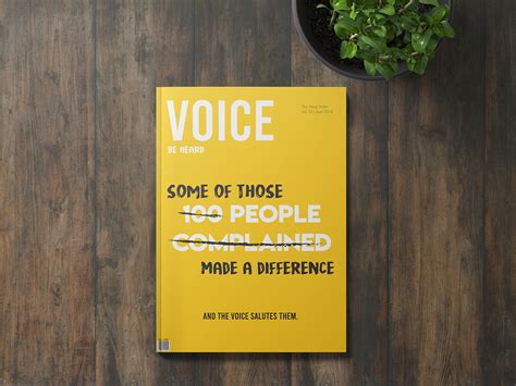 The Voice Magazine on Behance