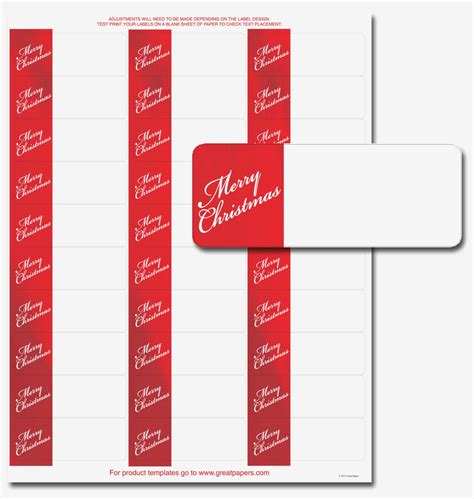 Free Printable Christmas Address Labels Avery 5160 | Free Printable