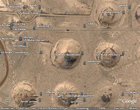 Nuclear Test Sites – a sibilant intake of breath