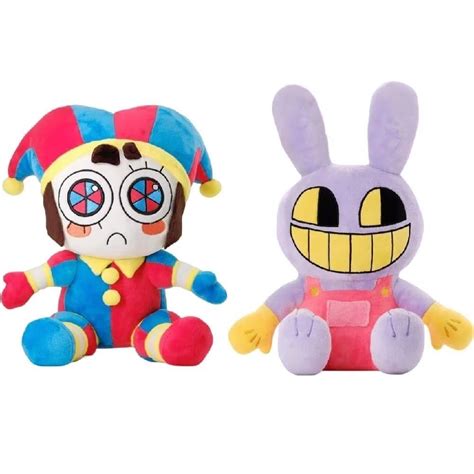 Buy The Amazing Digital Circus Plush,2 Pcs Pomni and Jax Plushies ...