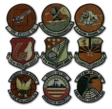 USAF OCP Unit Patches from Conrad Embroidery Company