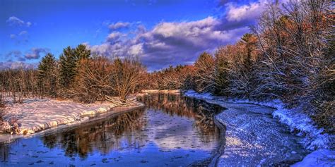 Eau Claire River Winter Reflection Photograph by Dale Kauzlaric - Fine ...