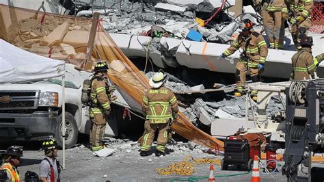 FIU bridge collapse: At least 4 killed after pedestrian bridge at Florida college collapses ...