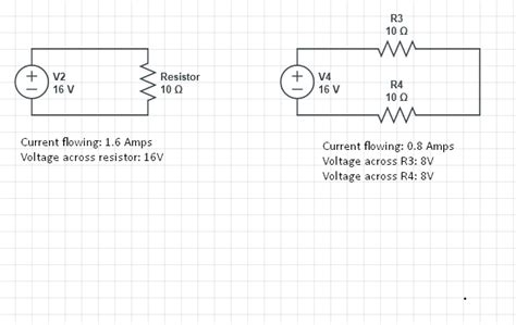 Calculate voltage drop across resistor without current - LoaieCaoimhin