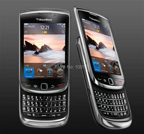 Original Blackberry 9800 Phone ,Bluetooth ,WIFI ,Touch Screen+QWERTY Keyboard refurbished Slider ...