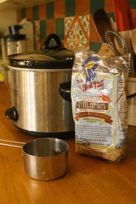 Crockpot Steel Cut Oatmeal - Sungrown Kitchen